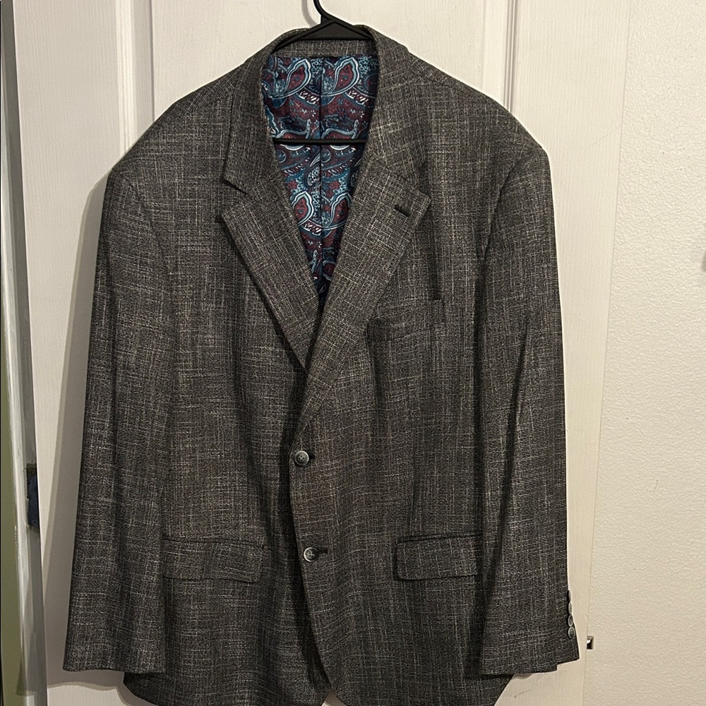 Oak Hill Classic Charcoal Blazer for Men NEW NO TAG size 2XL